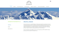 Desktop Screenshot of everestinvestments.com
